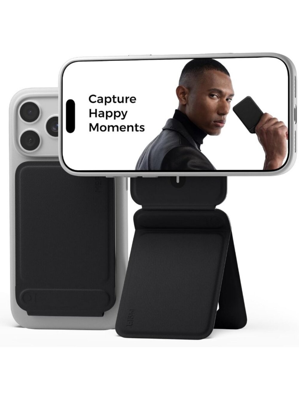 Portable Phone Tripod Stand & Selfie Stick, Multi-Angle for iPhone & Smartphones